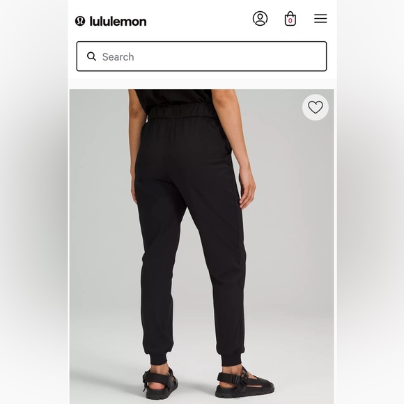 Lululemon Black Joggers - Size 2 - Picture 2 of 15